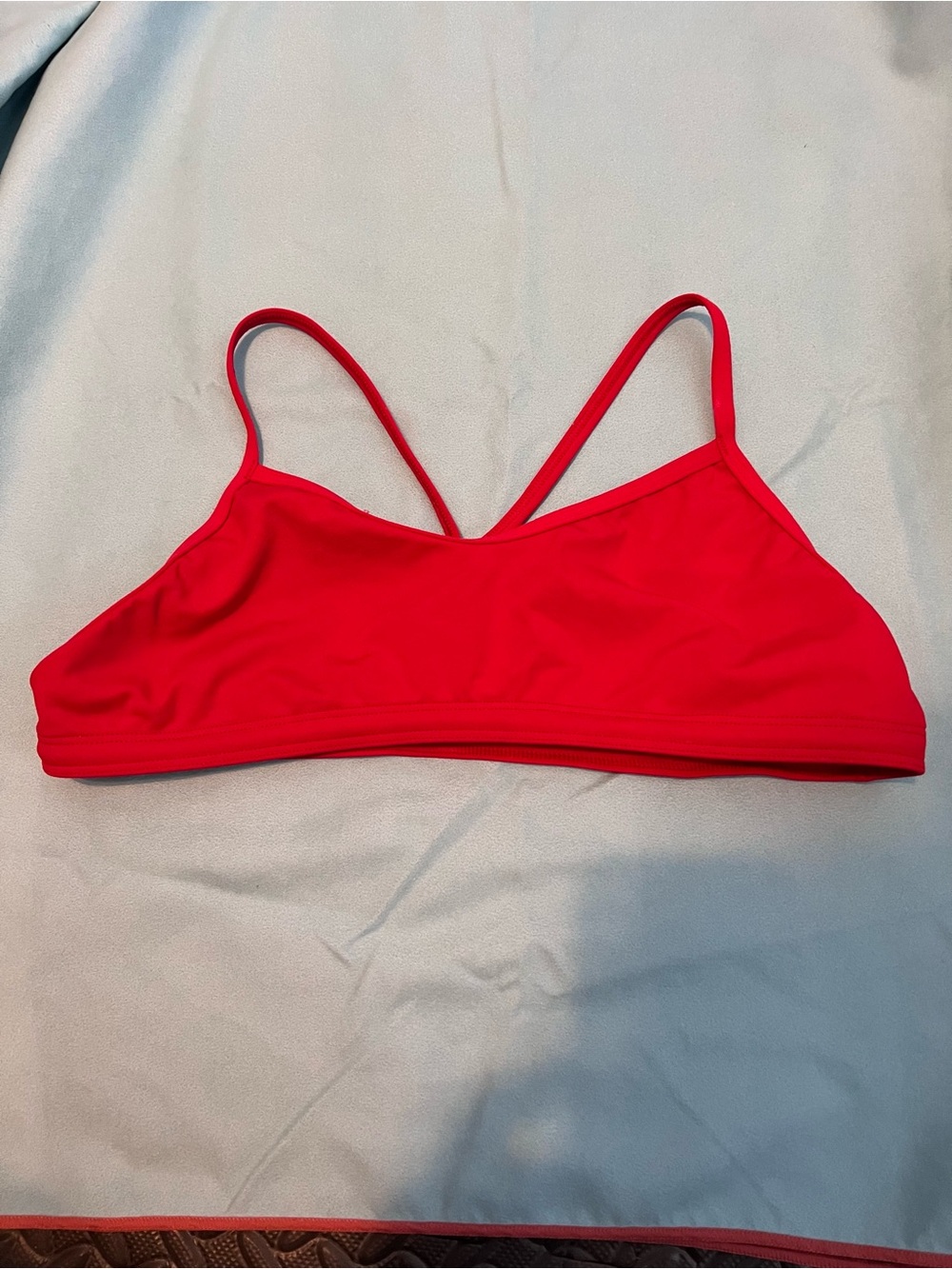 Jolyn Clothing Red Swim Bikini Top